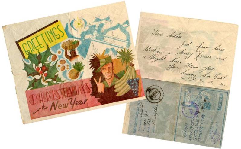 Christmas Card from India 1944