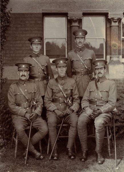 Officers of Felsted School OTC in May 1912