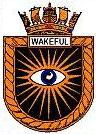 Badge of HMS Wakeful