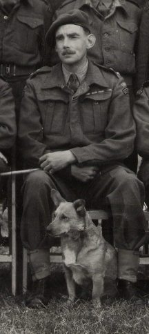 Liet. Col. Doherty at Macmerry 1944