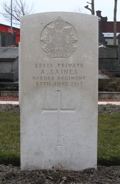 Grave of A. Saines