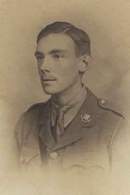Subaltern Terence Doherty, Essex Regiment before returning to the front